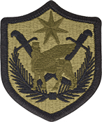 Multi National Force Iraq OCP Scorpion Shoulder Patch With Velcro 
